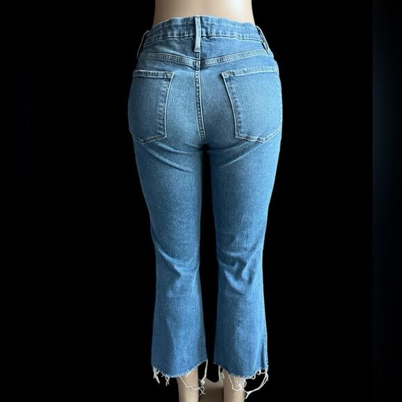 Frame cropped  Le crop mini boot cut Blue Denim Jeans - Picture 9 of 9